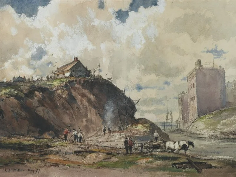 1842-Charles Henry Miller - Il modo in cui è costruita la città